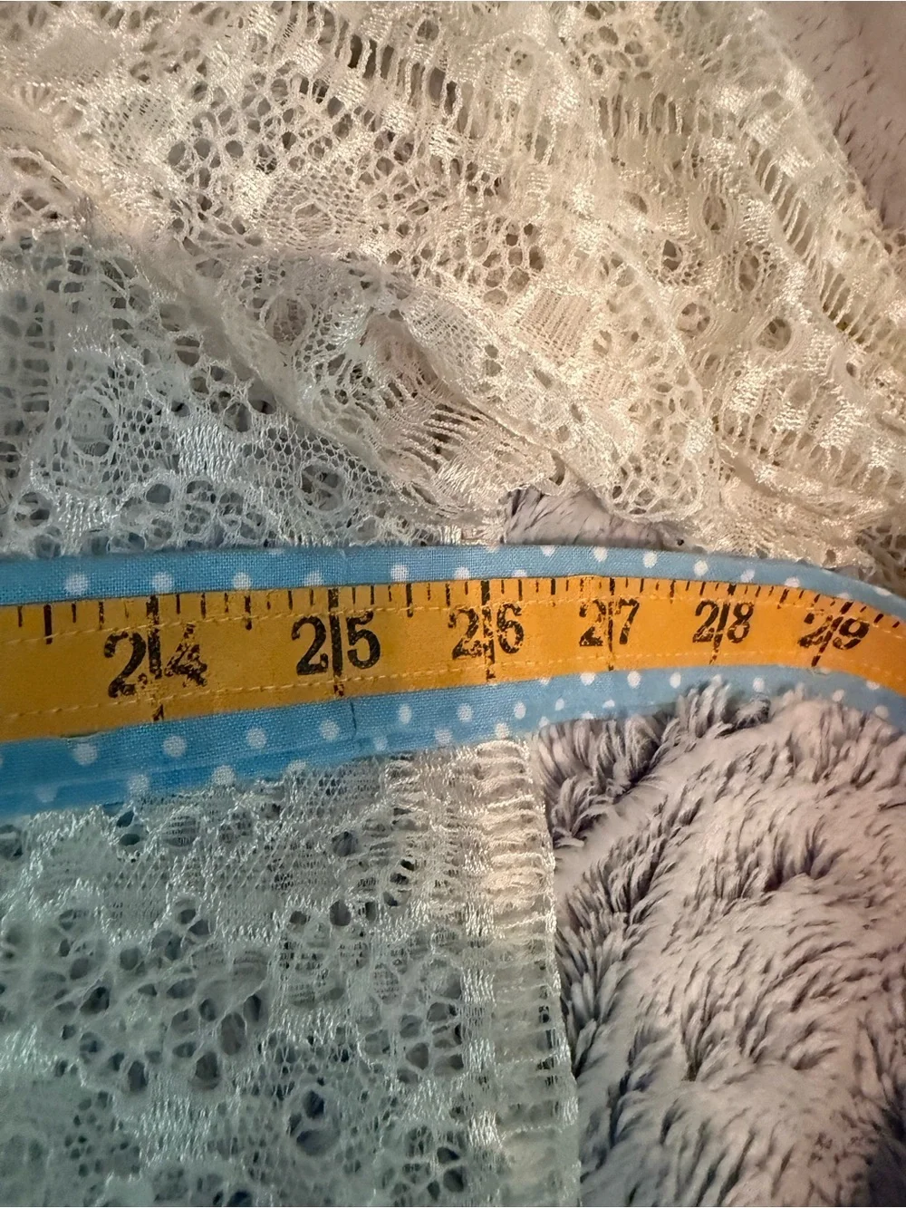 Cream lace open-front draped cardigan size XL